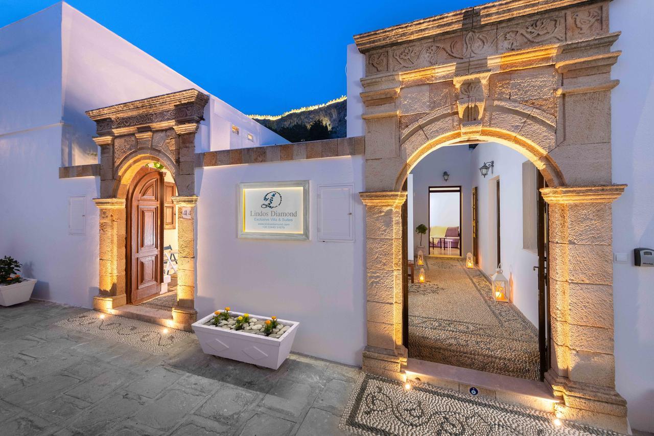 Lindos Diamond Exclusive Villa מראה חיצוני תמונה