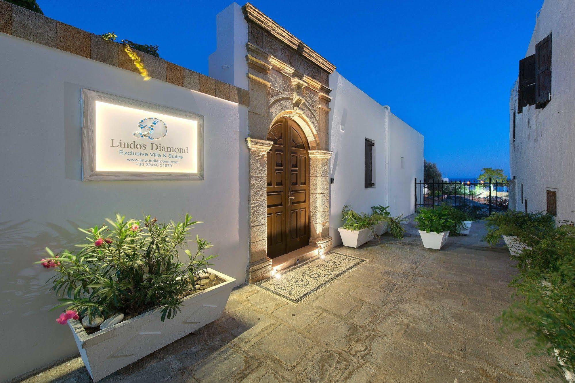 Lindos Diamond Exclusive Villa מראה חיצוני תמונה