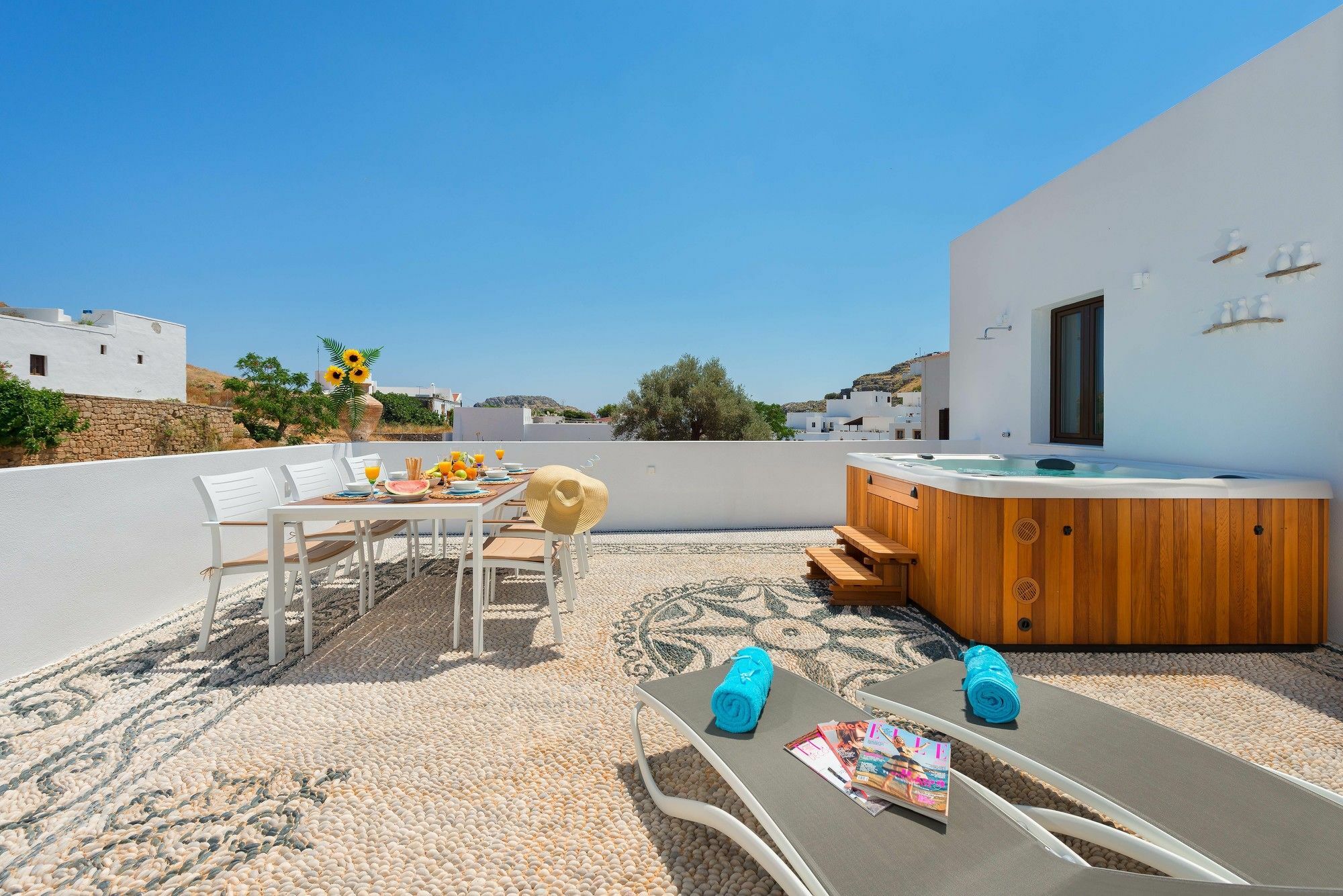 Lindos Diamond Exclusive Villa מראה חיצוני תמונה